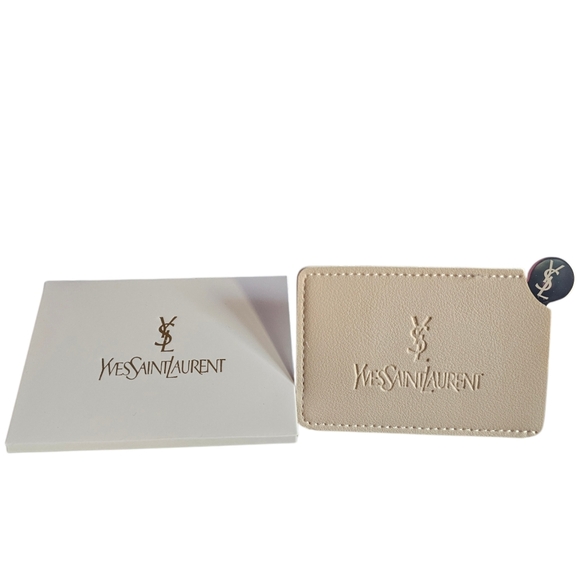 Other - Yves Saint Laurent Travel Pocket Mirror In Beige Cream NEW GWP
